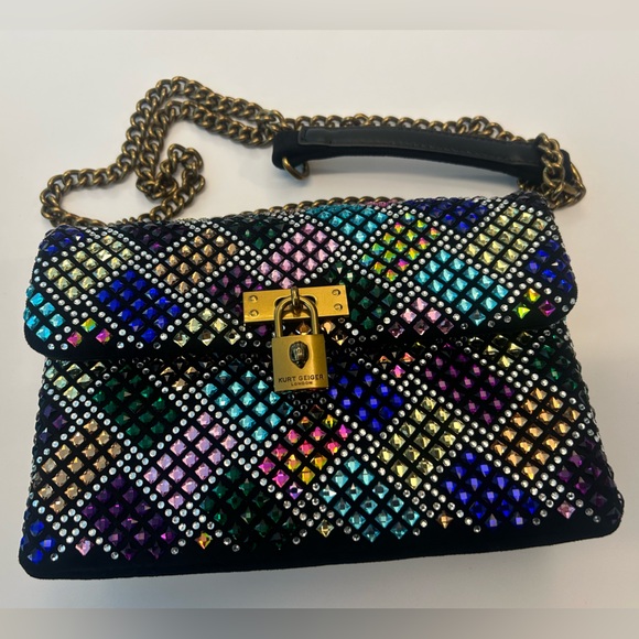 Kurt Geiger Handbags - Kurt Geiger Multicolor Embellished Shoulder Bag NWT
